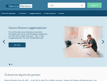 Tablet Screenshot of danicapension.se